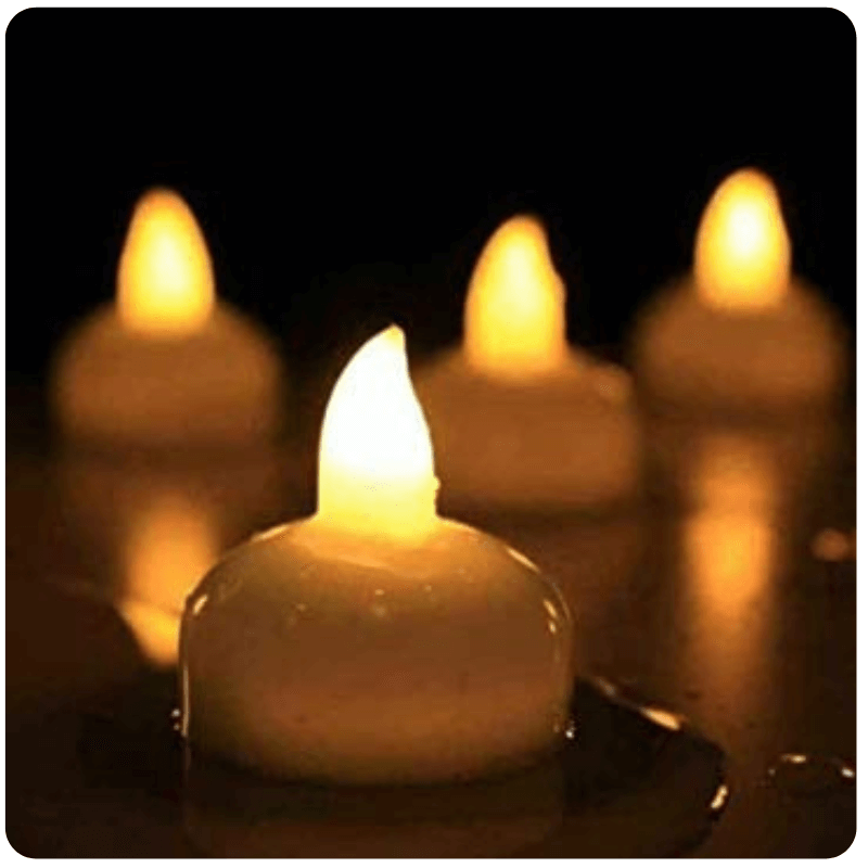 Water Floating Candles [12 Pcs Pack] [ 1 Year Warranty]